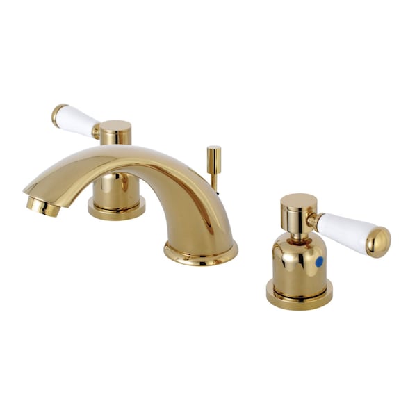 KB8962DPL 8" Widespread Bathroom Faucet, Polished Brass